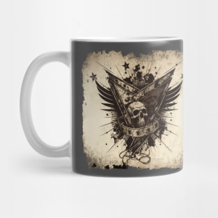 Vintage Skull Nation Classic Art Design Mug